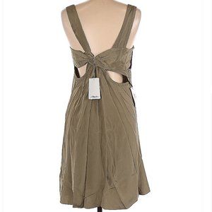 3.1 Phillip Lim overhand knot tank dress Light Agave soft olive DESIGNER NWT 8